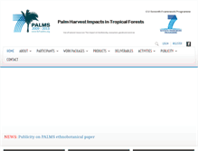Tablet Screenshot of fp7-palms.org